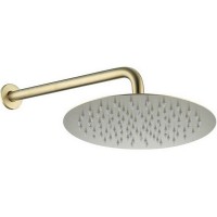 Верхний душ Caprigo Parts 99-523-BRG Золото матовое латунь на стену