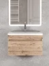 Тумба под раковину Uperwood Eva 60 3930213463 подвесная цвет Крафт Табачный
