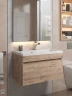 Тумба под раковину Uperwood Eva 60 3930213463 подвесная цвет Крафт Табачный
