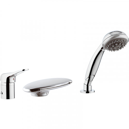 Смеситель на борт ванны Remer Kiss K07UF Хром латунь