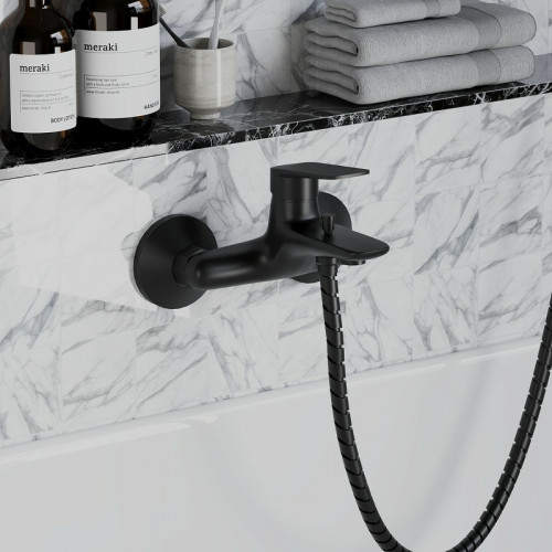 Смеситель для ванны Paini Laguna LAYO111 Черный матовый