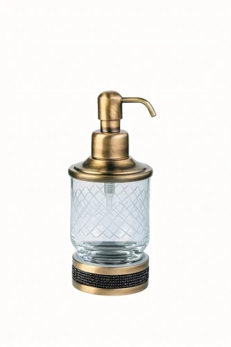 Дозатор для жидкого мыла Boheme Royal Cristal 10929-ROYALE-BR-B цвет Бронза