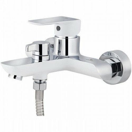 Смеситель для ванны Kaiser Glory 69122 Белый Хром латунь