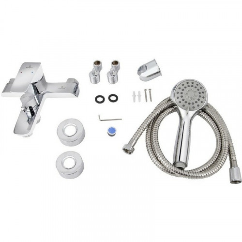 Смеситель для ванны Kaiser Glory 69122 Белый Хром латунь