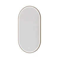 Зеркало Boheme Modern 60 568-BRB с подсветкой цвет Брашированная бронза с сенсорным выключателем и подогревом