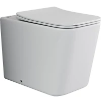 Унитаз Ceramicanova Cubic CN1809 приставной с сиденьем Микролифт фарфор приставной