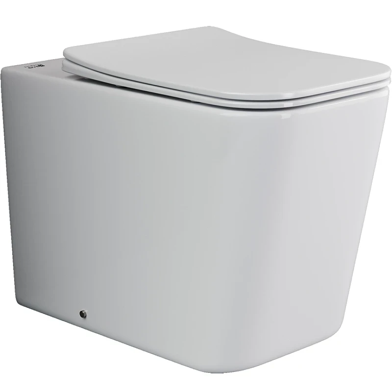 Унитаз Ceramicanova Cubic CN1809 приставной с сиденьем Микролифт фарфор приставной