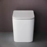 Унитаз Ceramicanova Cubic CN1809 приставной с сиденьем Микролифт фарфор приставной
