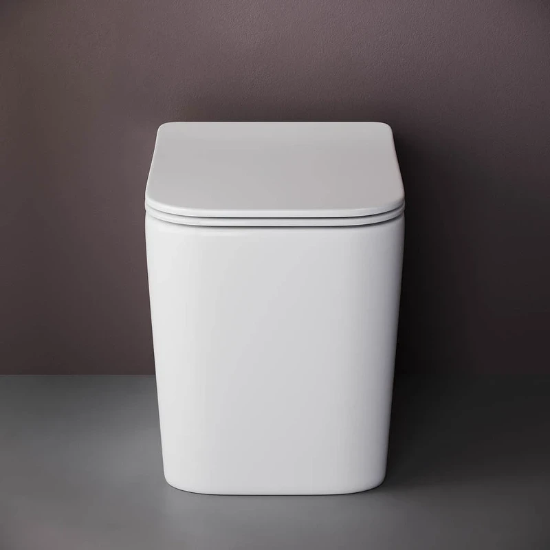 Унитаз Ceramicanova Cubic CN1809 приставной с сиденьем Микролифт фарфор приставной