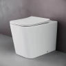 Унитаз Ceramicanova Cubic CN1809 приставной с сиденьем Микролифт фарфор приставной