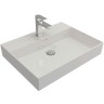 Раковина Creto Bocchi Milano 80 1377-001-0126 Белая фарфор подвесная, накладная