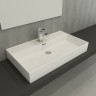 Раковина Creto Bocchi Milano 80 1377-001-0126 Белая фарфор подвесная, накладная