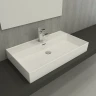 Раковина Creto Bocchi Milano 80 1377-001-0126 Белая фарфор подвесная, накладная