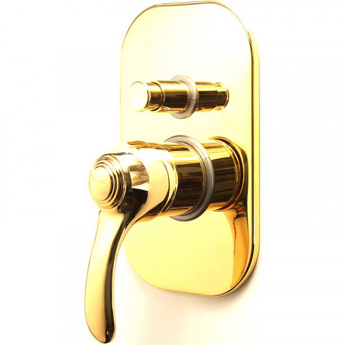 Смеситель для душа Webert Aurora AU860101010 Золото встраиваемый