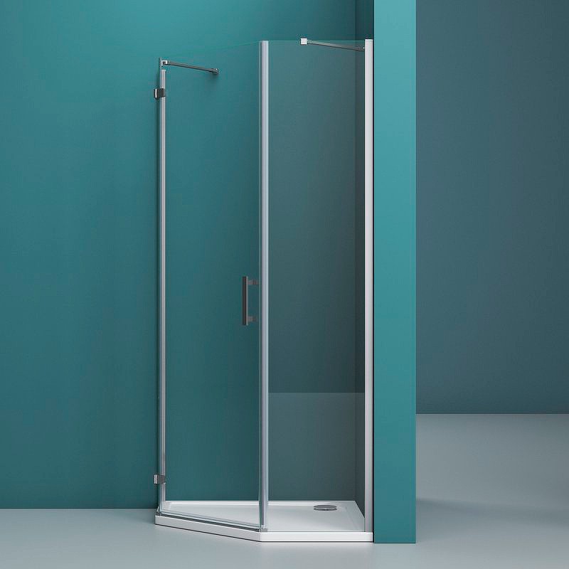 Душевой уголок BelBagno Kraft 90х90 KRAFT-P-1-90-C-Cr-L профиль Хром стекло прозрачное