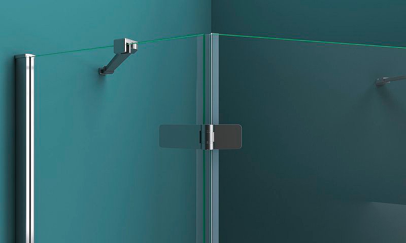 Душевой уголок BelBagno Kraft 90х90 KRAFT-P-1-90-C-Cr-L профиль Хром стекло прозрачное