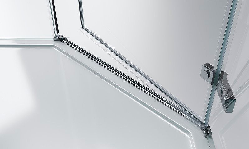 Душевой уголок BelBagno Kraft 90х90 KRAFT-P-1-90-C-Cr-L профиль Хром стекло прозрачное