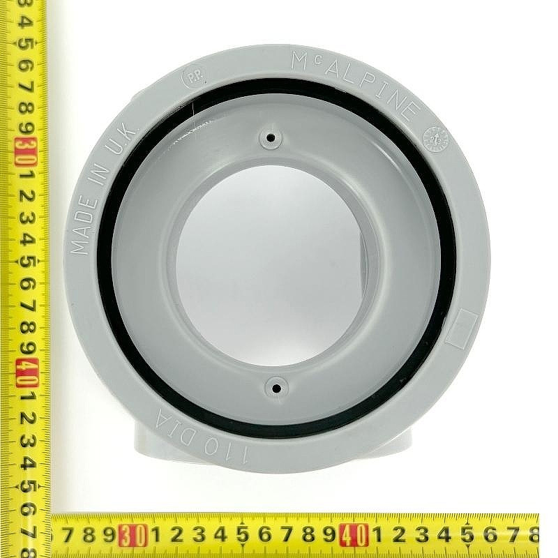 Врезка в канализационную трубу McAlpine MRSOB-110 цвет Серый