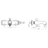 Комплект смесителей BelBagno Tiffani TIF-LMC-VASM-CRM