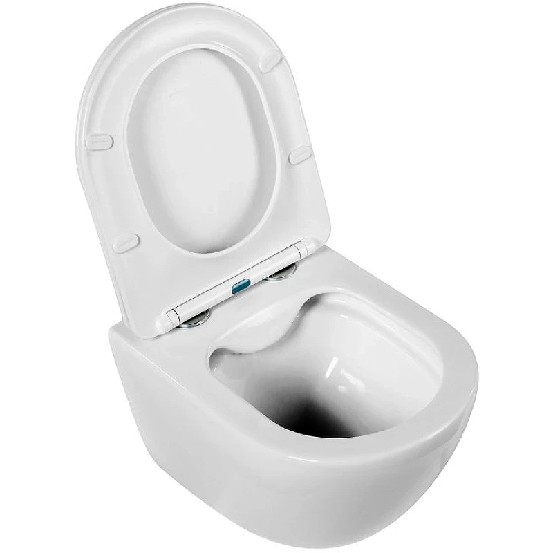 Комплект унитаза BelBagno Amanda BB051CHR+BB051SC с инсталляцией Berges Novum L5 040215 с сиденьем Микролифт и Черной матовой клавишей смыва фаянс подвесной