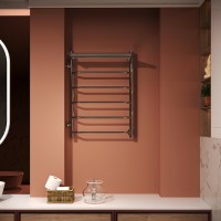 Водяной полотенцесушитель Aringa Римини 50x80x50 L AR03022CH с полкой Хром