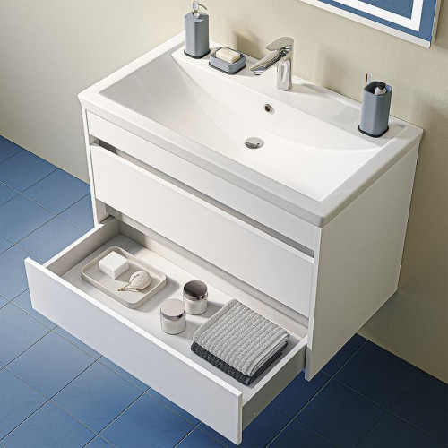 Тумба под раковину Iddis Zodiac X 80 ZDX80W0i95 подвесная цвет Белый