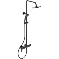 Душевая система Ideal Standard Cerafine Model O BC750XG Черный шелк латунь на стену