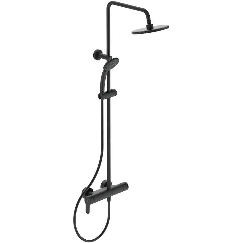 Душевая система Ideal Standard Cerafine Model O BC750XG Черный шелк латунь на стену