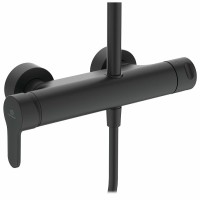 Душевая система Ideal Standard Cerafine Model O BC750XG Черный шелк латунь на стену