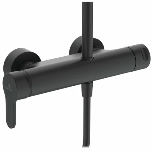 Душевая система Ideal Standard Cerafine Model O BC750XG Черный шелк латунь на стену