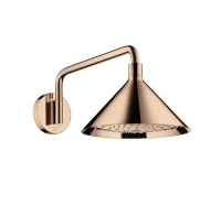 Верхний душ Axor Showerpipe Front 26021300 цвет Полированное красное золото