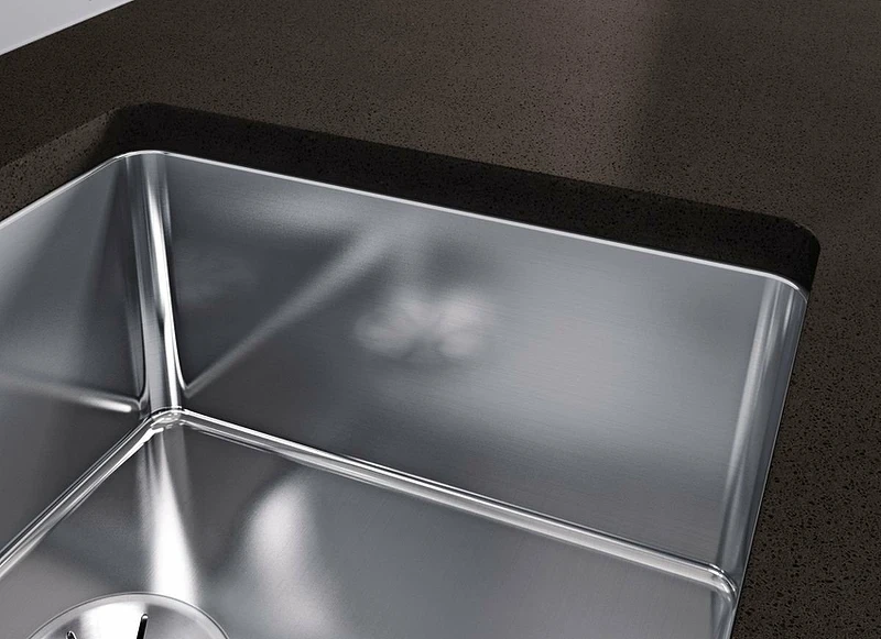 Кухонная мойка Blanco Andano 340/180-U 522979 Нержавеющая сталь с зеркальной полировкой нержавеющая сталь встраиваемый