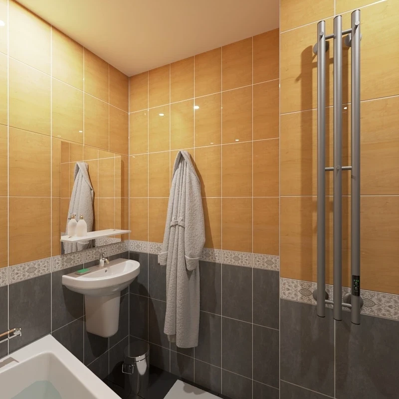 Электрический полотенцесушитель Маргроид Inaro3v 1200x150 Inaro3v-12012-1049-7024R правый Графитовый серый нержавеющая сталь