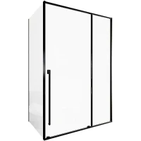 Душевой уголок Allen Brau Fantasy 140x100 3.11008.31 + 3.11014.31 профиль Черный матовый стекло прозрачное
