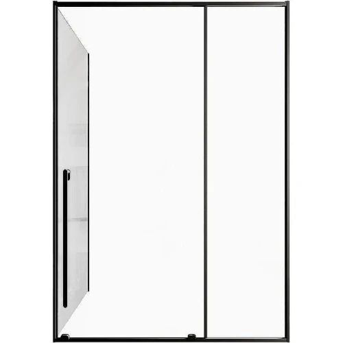 Душевой уголок Allen Brau Fantasy 140x100 3.11008.31 + 3.11014.31 профиль Черный матовый стекло прозрачное