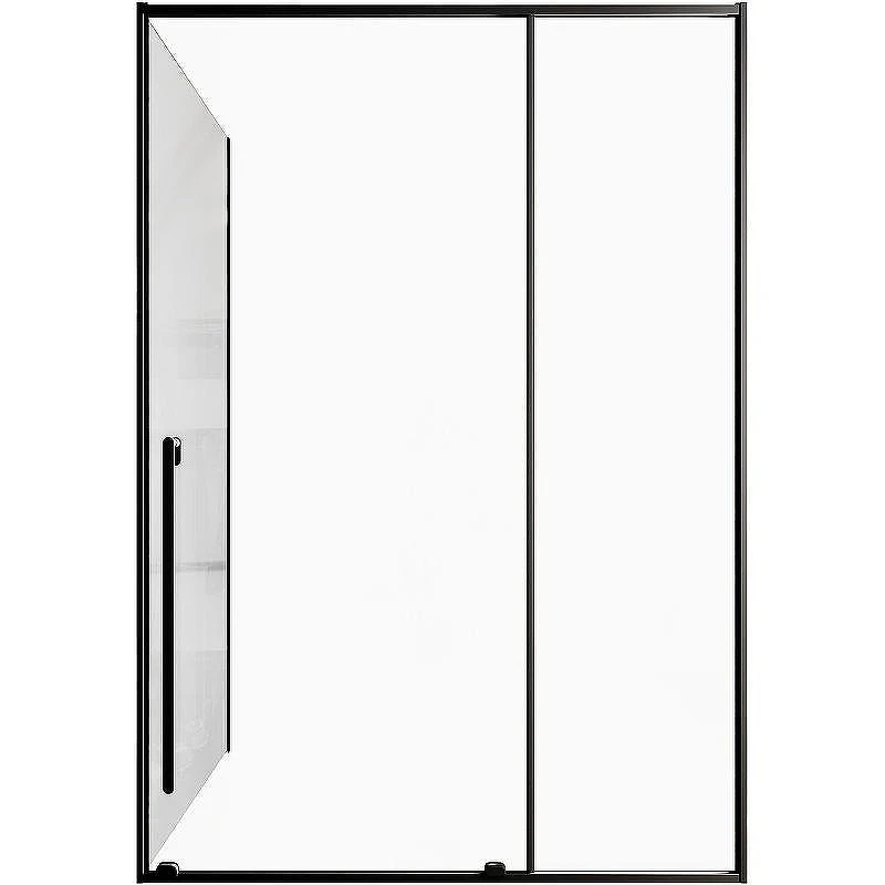 Душевой уголок Allen Brau Fantasy 140x100 3.11008.31 + 3.11014.31 профиль Черный матовый стекло прозрачное