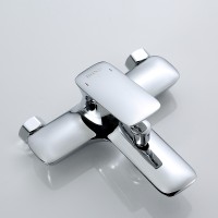 Смеситель для ванны Bond Cube B03-3100 Хром латунь на стену однорычажный