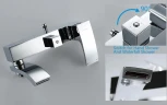 Душевая система Gappo G07 G2407 Хром латунь на стену