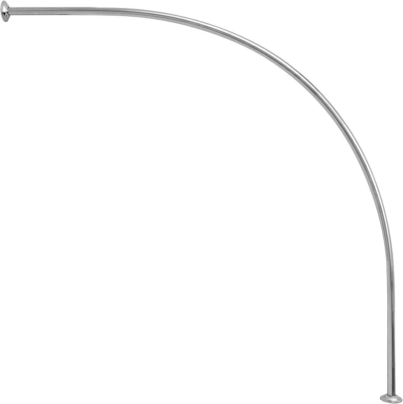 Карниз для ванны Aquanet Fregate 120х120 179493 цвет Хром