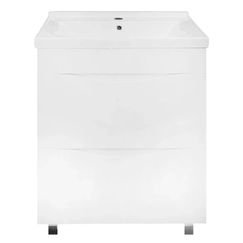Тумба с раковиной Loranto Santorini 60 CS00105567 цвет Белый глянец