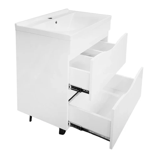 Тумба с раковиной Loranto Santorini 60 CS00105567 цвет Белый глянец