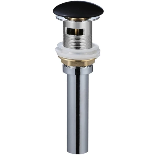 Донный клапан WeltWasser WW PP MT-BL 10000003732 click-clack Черный матовый