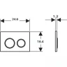 Клавиша смыва Geberit Sigma 20 115.882.16.1 Черная матовая