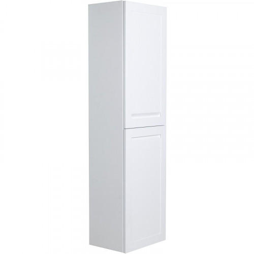 Шкаф пенал Art&amp;Max AM-Platino-1500-2A-SO-BL подвесной Белый глянец МДФ / ЛДСП