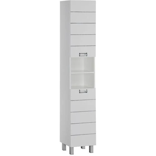 Шкаф пенал Aquanet Доминика 35 R 170802 Белый МДФ / ЛДСП
