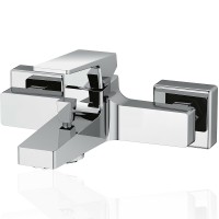 Смеситель для ванны Koller Pool Neon Cube NC0100 Хром латунь на стену