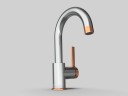 Смеситель для раковины GPD Gildo MTL165-K-R