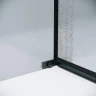 Душевой уголок Grossman Pragma 100х80 120.K33.03.1080.21.02 профиль Черный матовый стекло шиншилла
