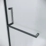 Душевой уголок Grossman Pragma 100х80 120.K33.03.1080.21.02 профиль Черный матовый стекло шиншилла