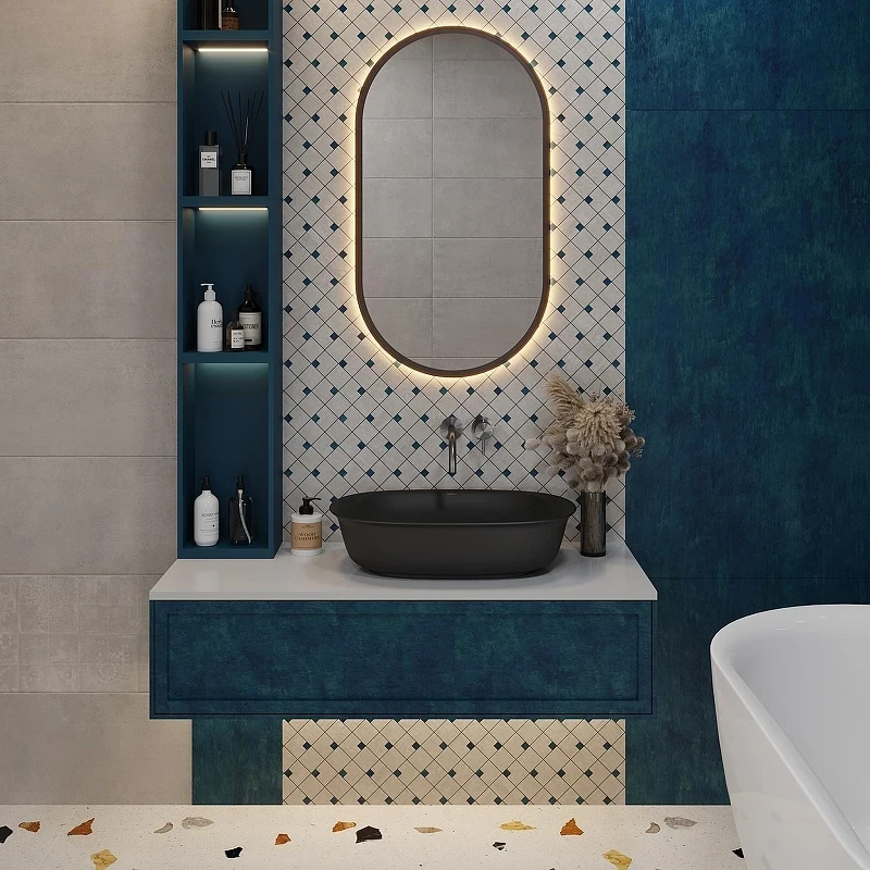 Раковина-чаша Wellsee Brillant iCon 50 326003000 цвет Черный матовый